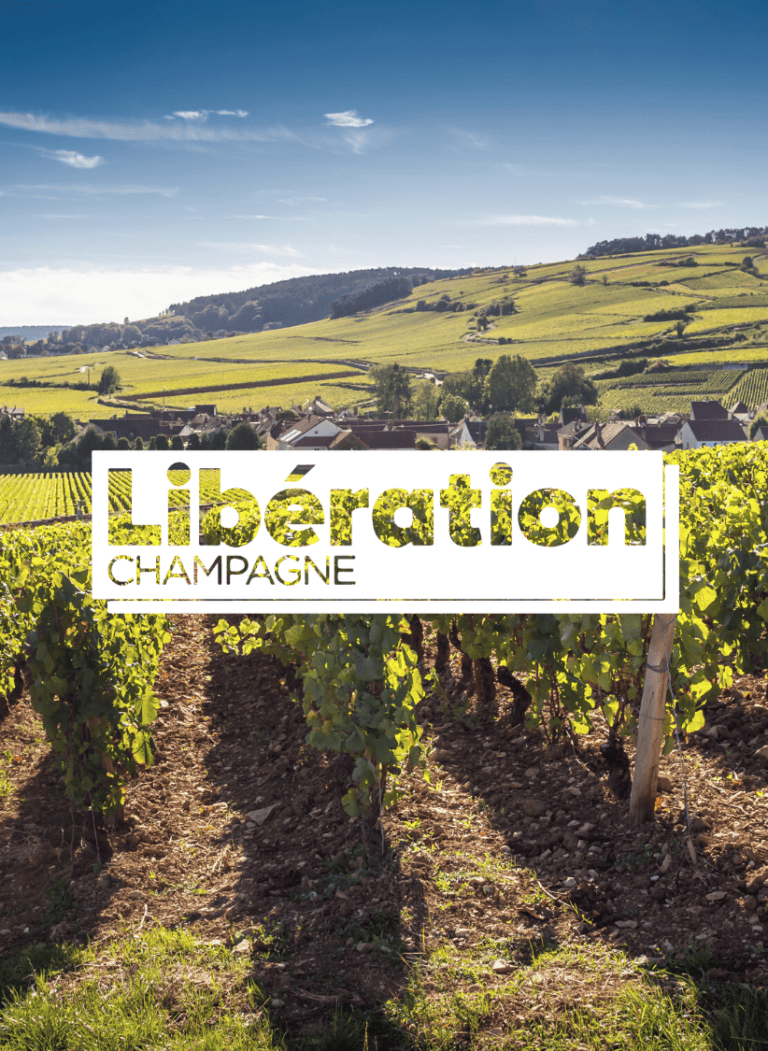 logo, libération champagne