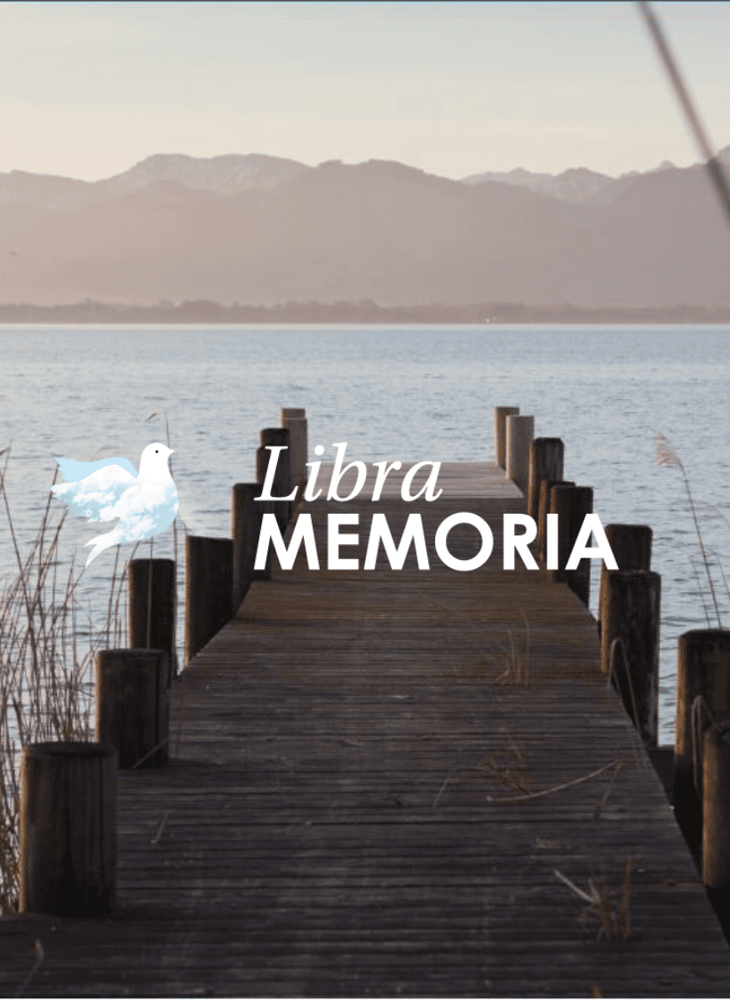 logo, libra memoria, funéraire, obsèques