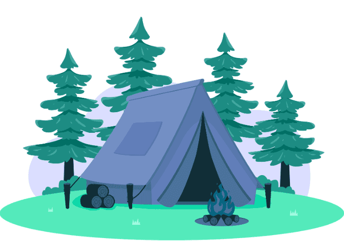Illustration Camping