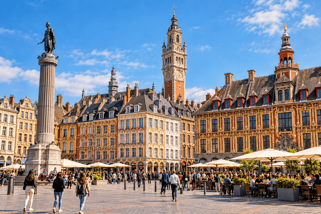 Communication locale à Lille : habitants de la métropole dans le centre-ville